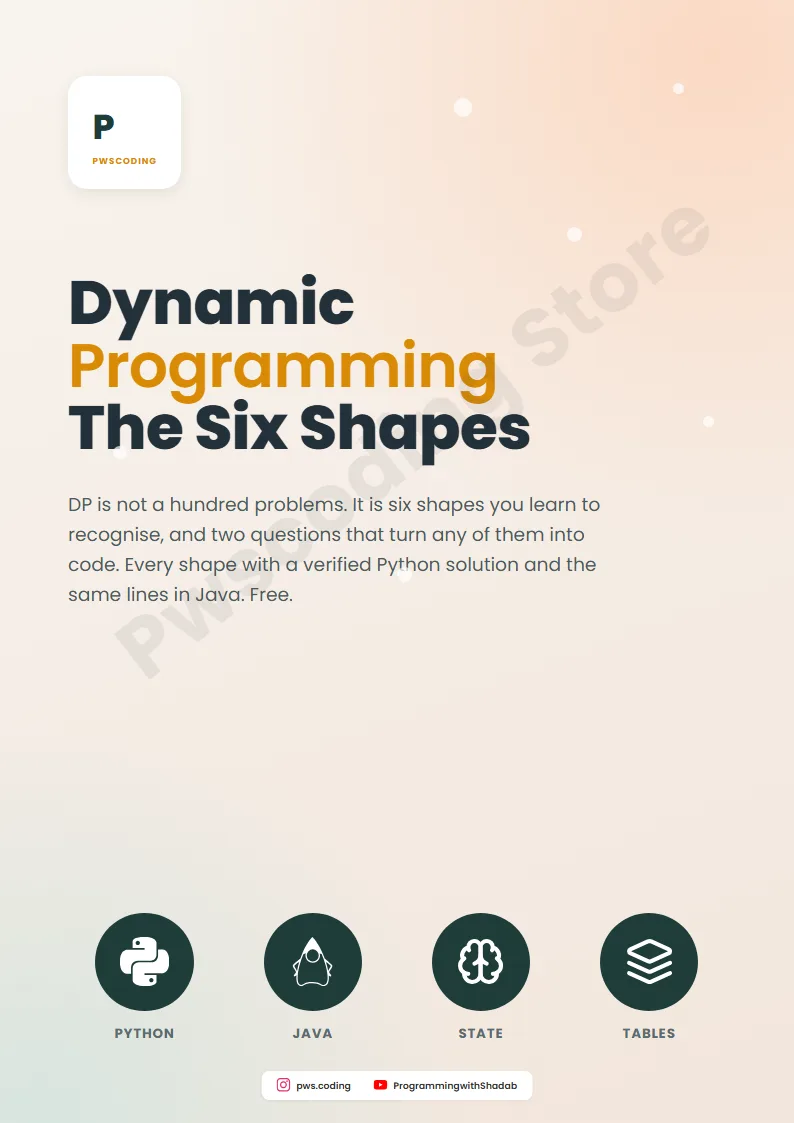 Page from Dynamic Programming: The Six Shapes